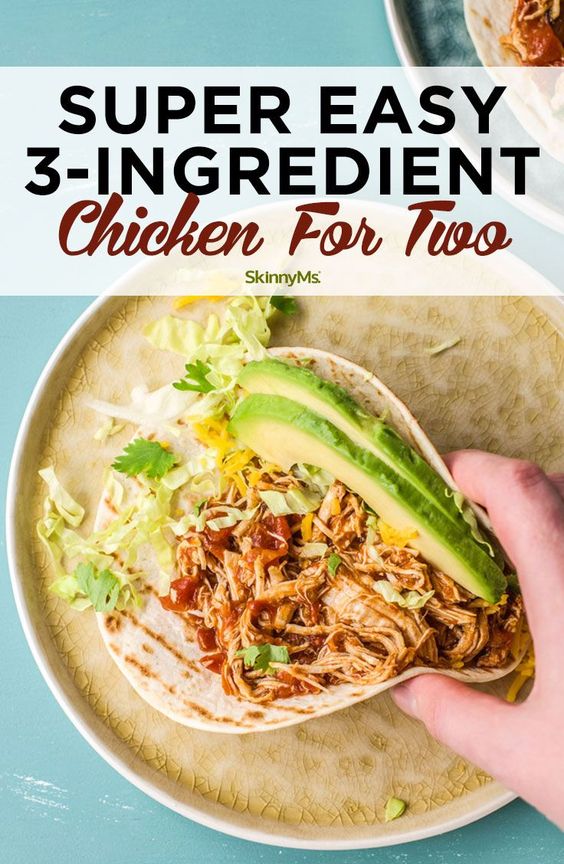 Super Easy 3-Ingredient Chicken for Two - Quick and Easy Recipes