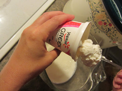 Easy Homemade Yogurt in the crockpot-The Unlikely Homeschool
