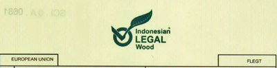 Flegt licensed Indonesian Timber arrived in London for the first time