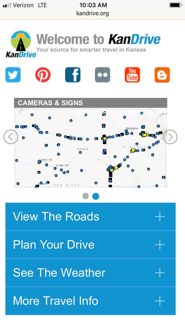 Kansas Transportation Kandrive There's a hack for that
