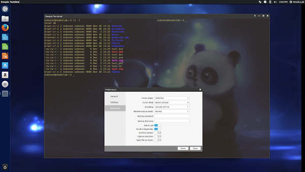 deepin terminal