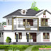 Stylish Kerala home design - 1950 Sq.Ft.