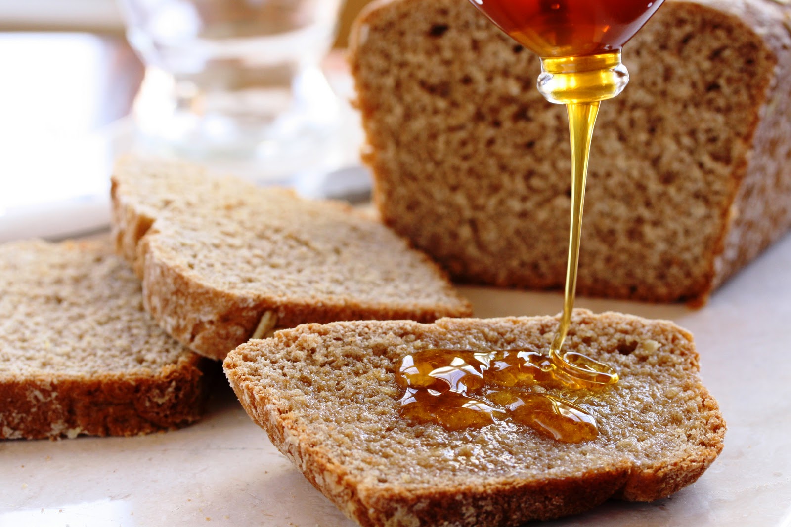 Whole Wheat Honey Oatmeal Bread Saving Room for Dessert