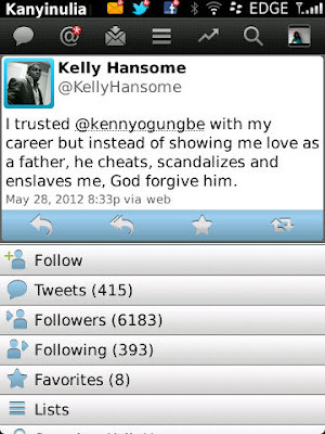 Tweet Of The Day: Kelly Hansome Cries Out. 2