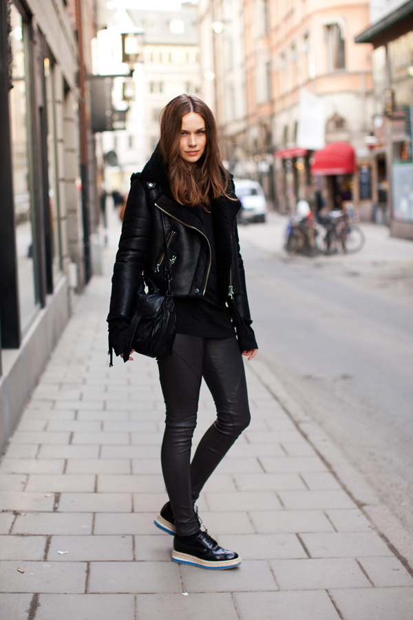 Style into Action: 10 Ways with Black Leather Pants