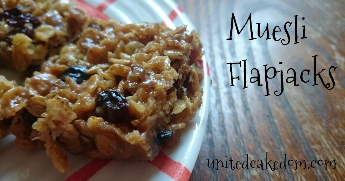 United Cakedom Muesli Flapjacks what to do with yourself