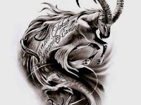 Capricorn Zodiac Sign Tattoo For Men