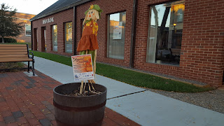 downtown decorated for the Franklin Harvest Festival on Saturday
