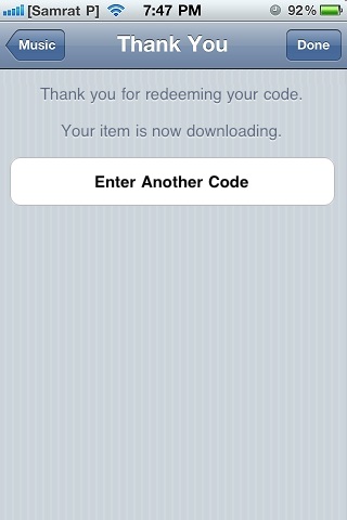 To redeem Free iTunes Redeem Codes on iPhone, iPad, or iPod touch 05