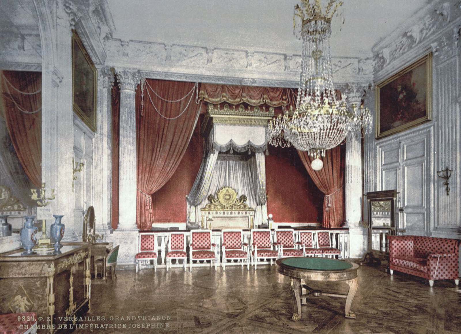 Grand Trianon, chamber of Empress Josephine, Versailles.