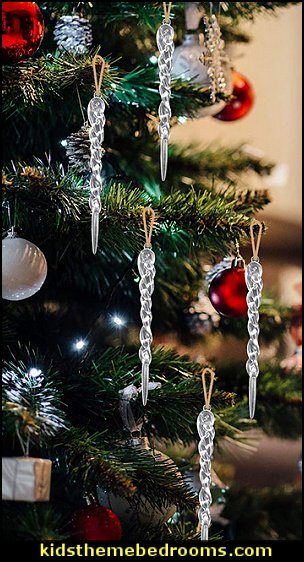 Snowflake and Icicle Ornaments