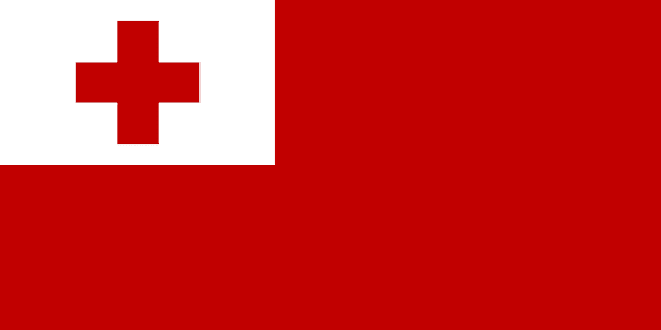 Logo Gambar Bendera Negara Tonga PNG JPG ukuran 600 px