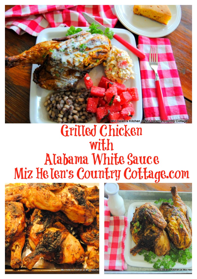Grilled Chicken with Alabama White Sauce