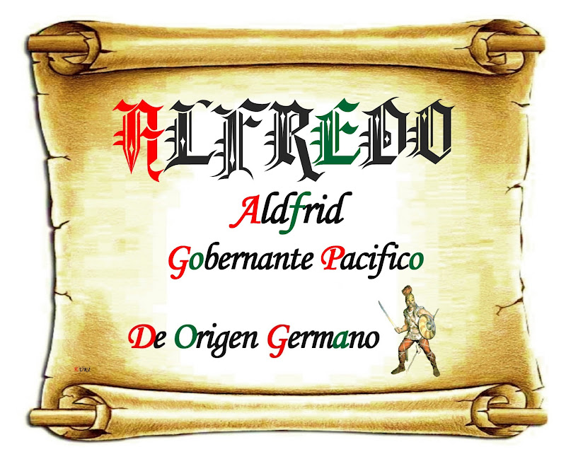 El origen de los nombres Alfredo