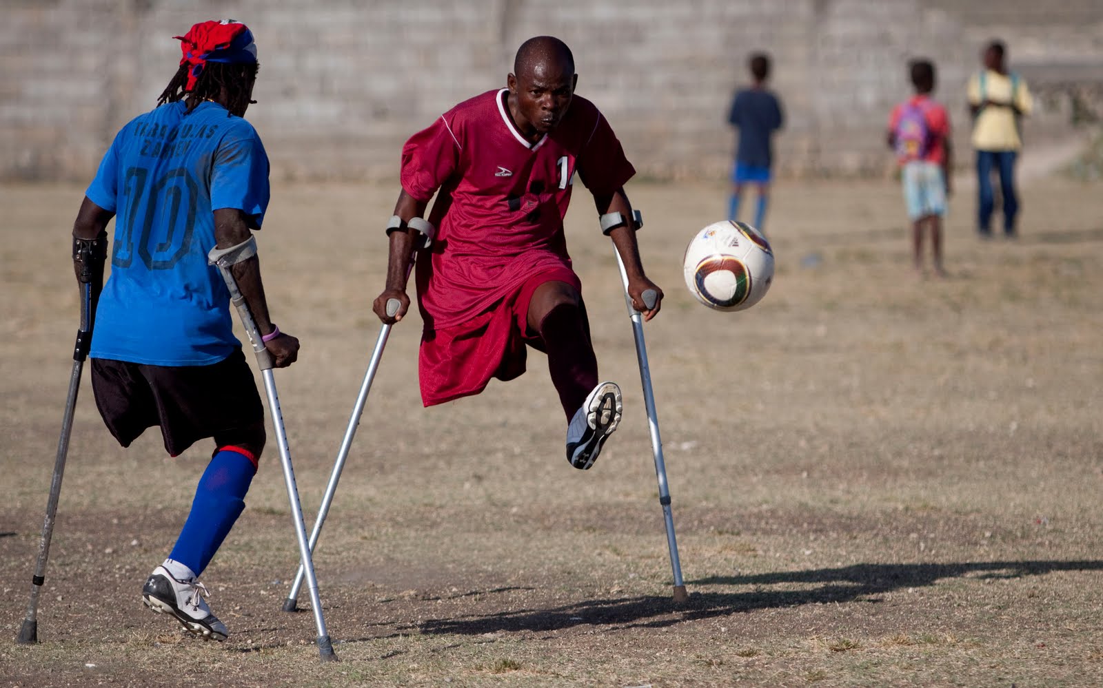 Photodocumentary by Les Stone Disabled Football