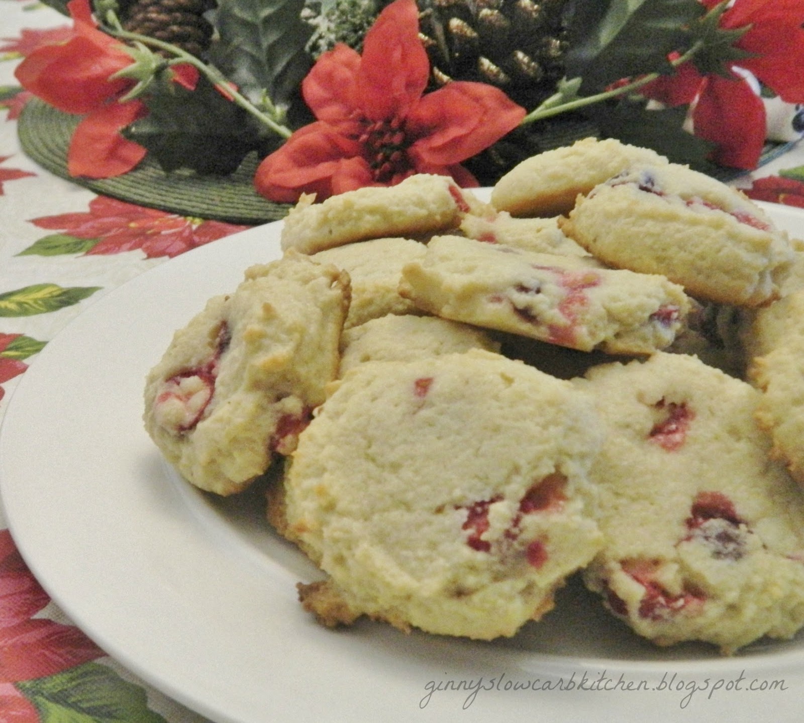 Ginny&amp;#39;s Low Carb Kitchen: CRANBERRY COOKIES