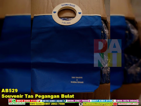 jual Souvenir Tas Pegangan Bulat