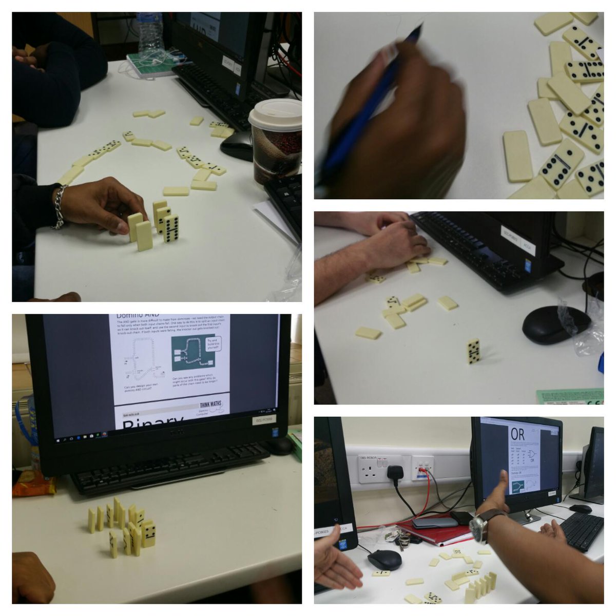 Domino Logic Gates. Fun and handson.