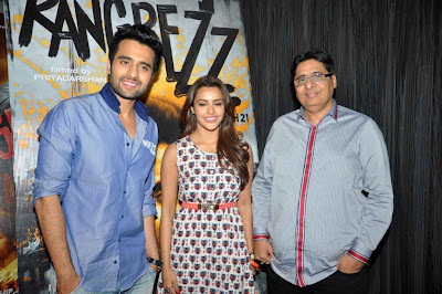 Jackky Bhagnani, Priya Anand & Priyadarshan at 'Rangrezz' Press Meet Gallery