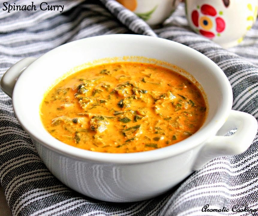Aromatic Cooking: Spinach Curry