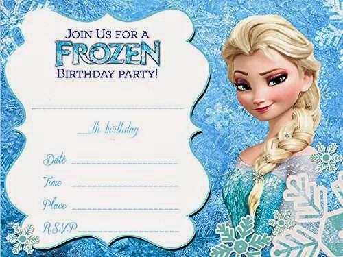 Tarjetas de Cumpleaños con Elsa de Frozen, parte 2