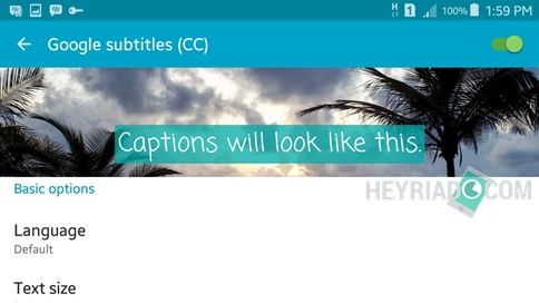 Cara Mengaktifkan Subtitle Otomatis Di Android