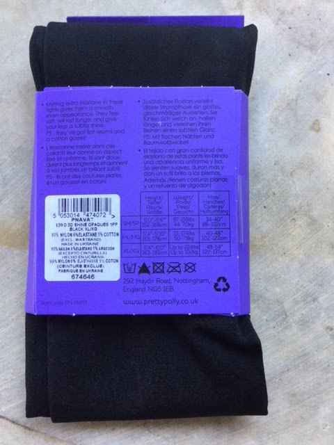 Hosiery For Men: Reviewed: Pretty Polly 120 Denier 3D Shine Tights