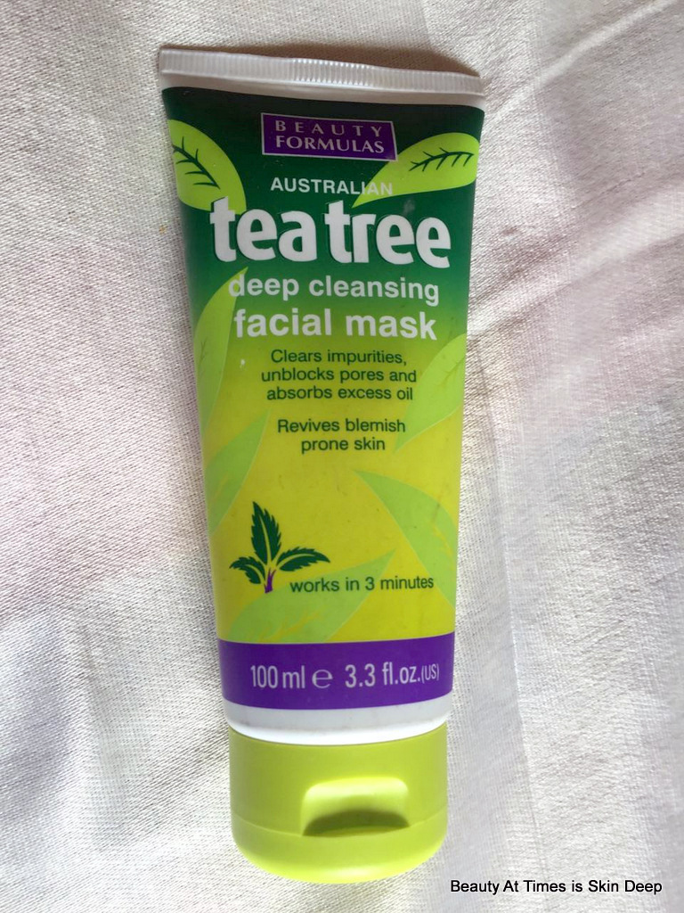 Beauty At Times Skin Deep: Beauty Formulas Tea Tree Cleansing Mask.