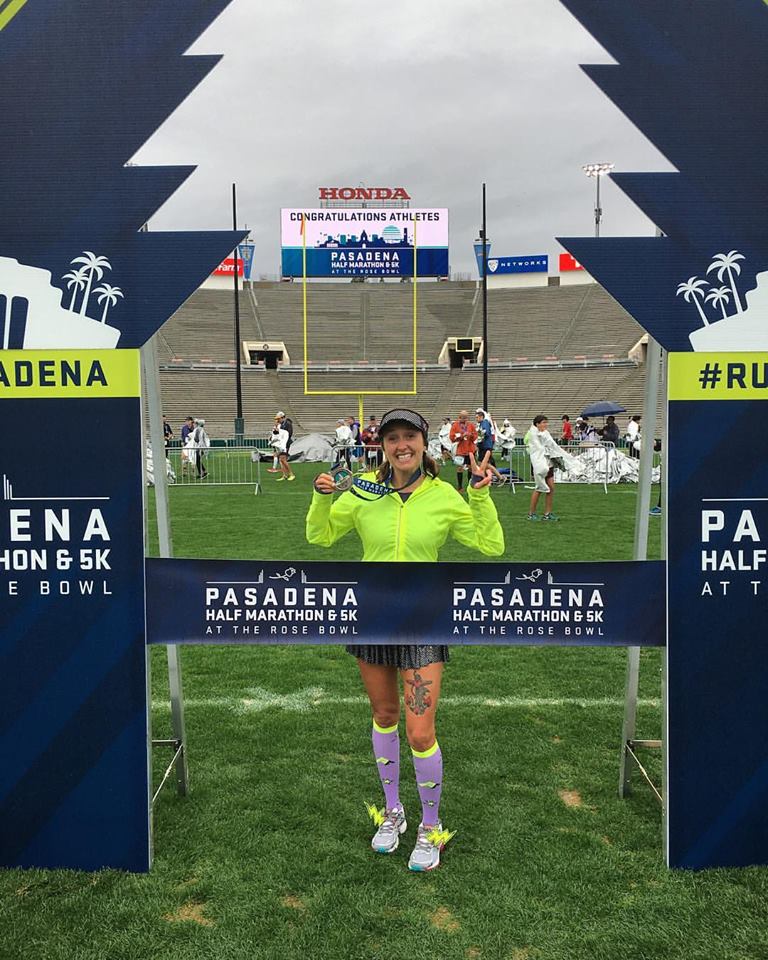 Carlee McDot Pasadena Half Marathon Race Recap