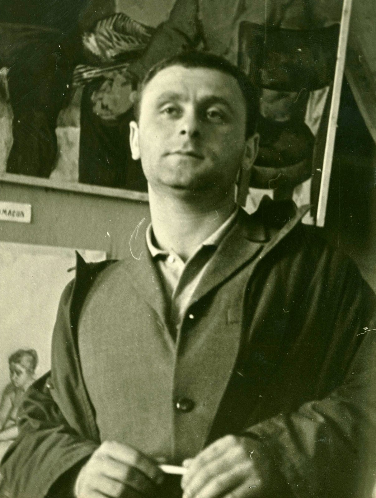 Mark Vcherushanski at the Surikov institute