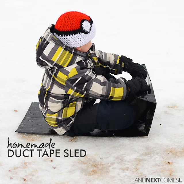 How to make a duct tape sled