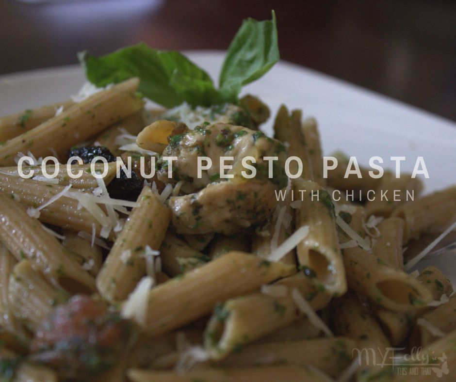 This and that Coconut Pesto Pasta with Chicken CIC