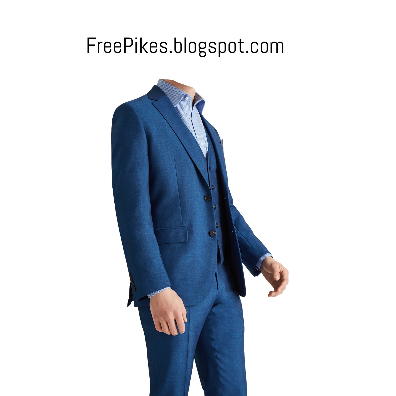 Download Free Png Dress For Men Full Three Piece In Blue Color Freepikes