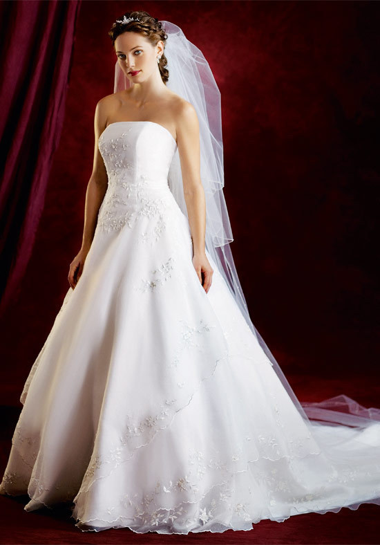 White color wedding dresses design