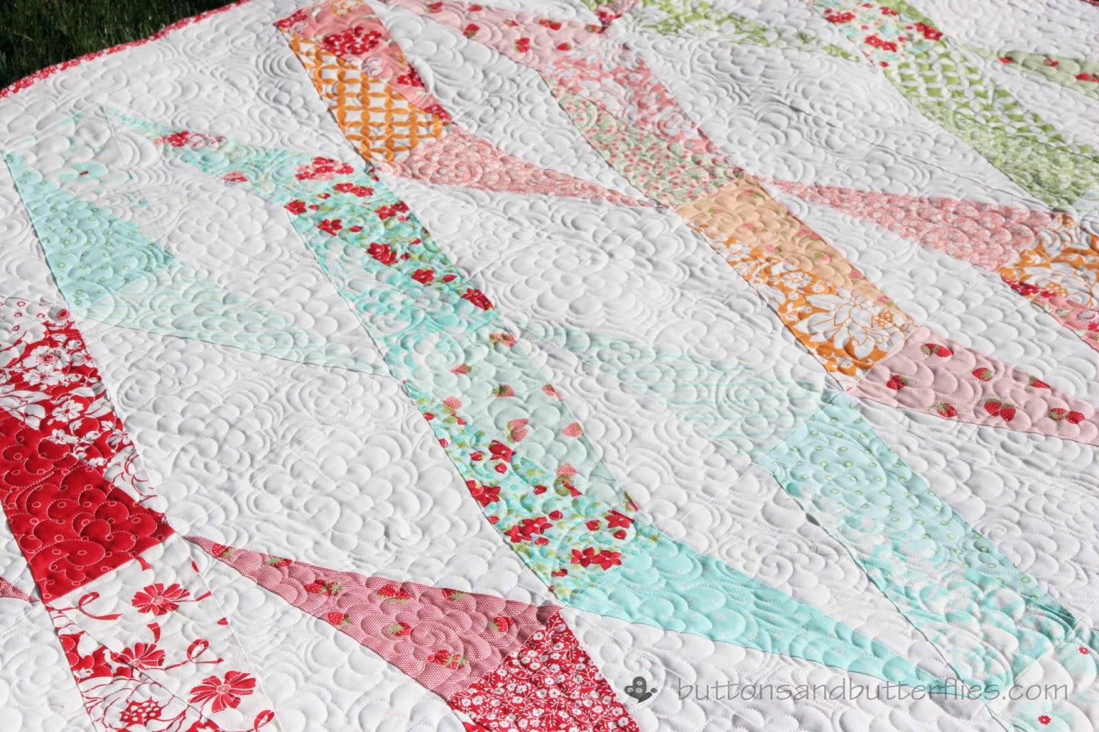 Buttons and Butterflies Twizzle {Quilt Pattern}