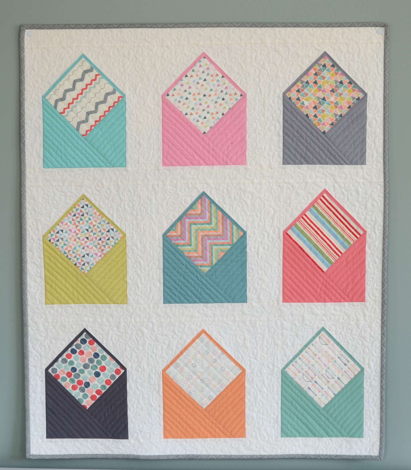 Hyacinth Quilt Designs Envelope Quilt!