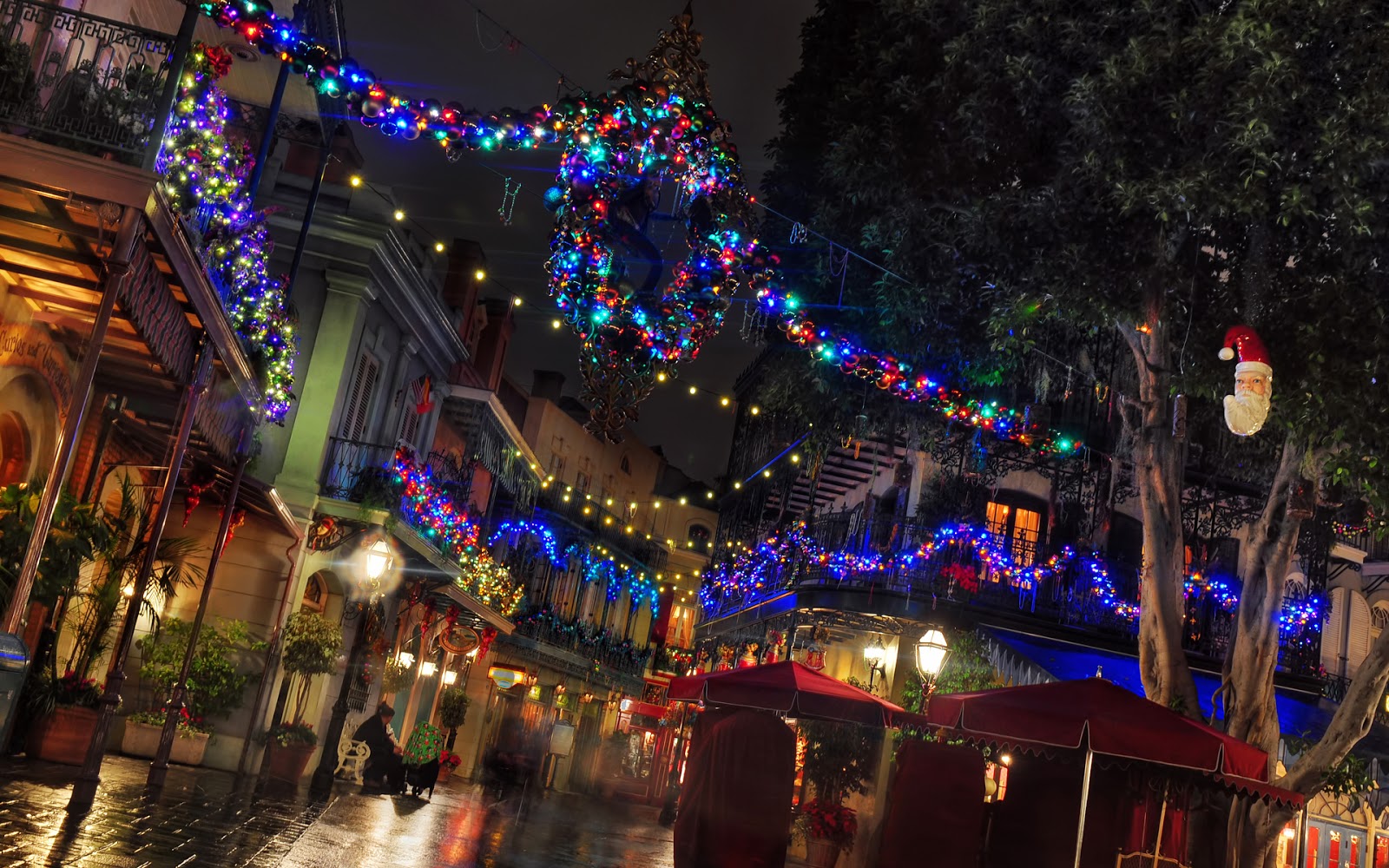 mardi gras christmas ornaments