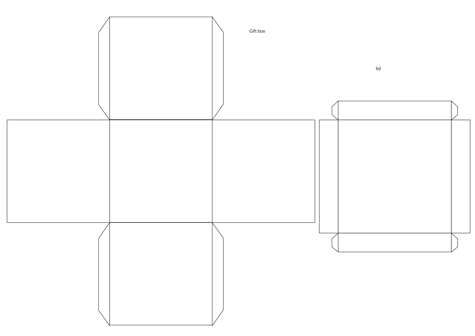 Set of Paper Dice Templates isolated on white background, Printable scheme for c