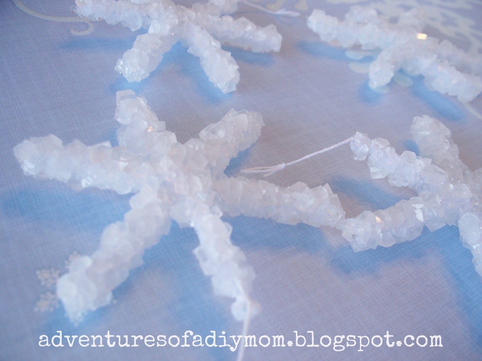 DIY Crystal Snowflakes Adventures of a DIY Mom