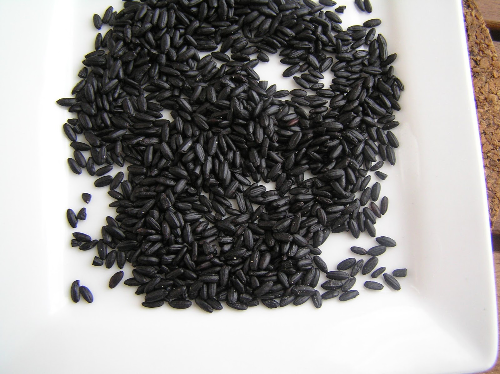The Melting Pot: Black Forbidden Rice with Green Peas