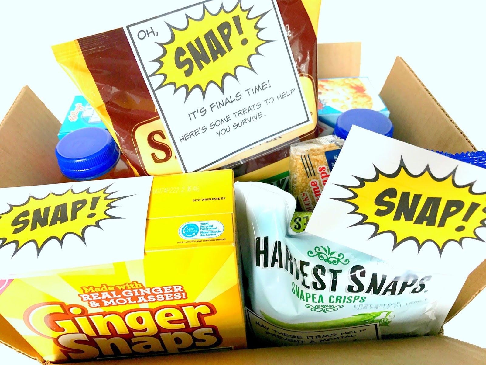 michelle paige blogs College Finals Care Package SNAP to it!