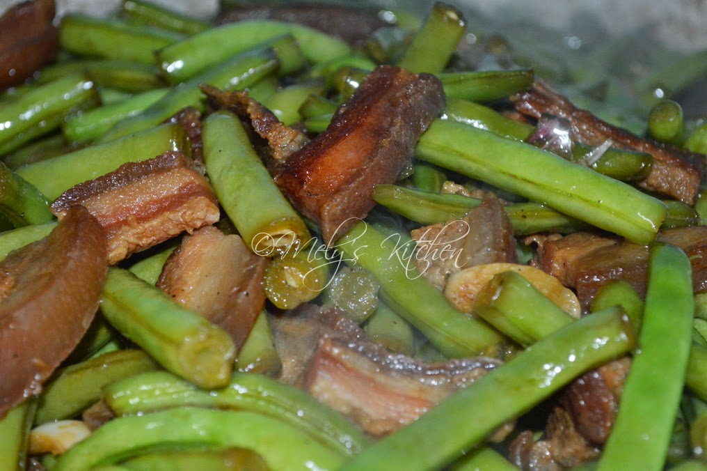 Mely's kitchen Green beans with pork