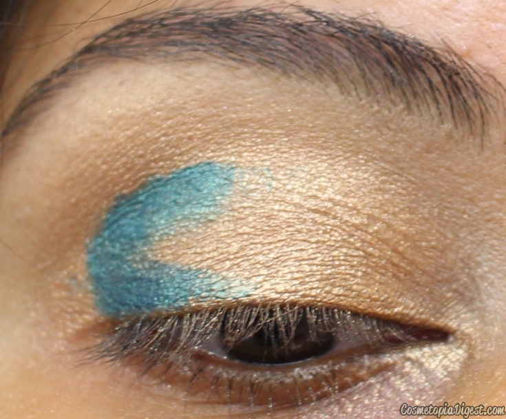 How To Work With Eyeshadow Crayons Teal Eye Makeup Look Cosmetopia