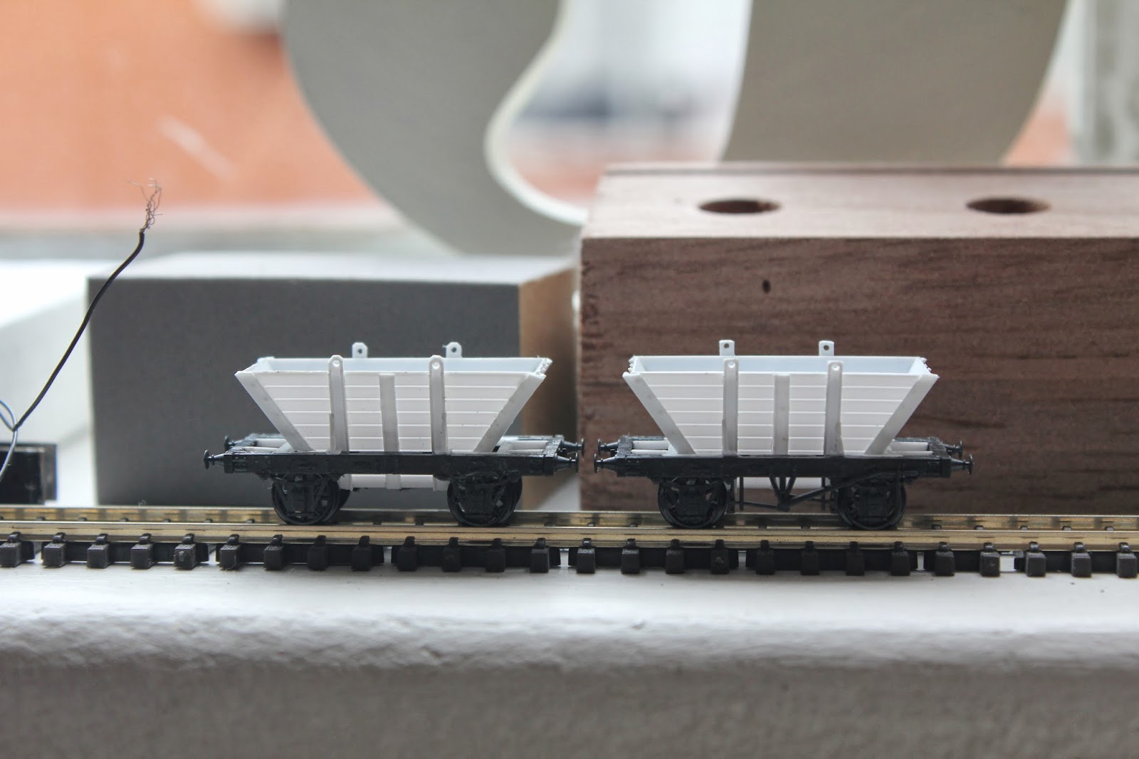 N Scale Scratch building NSWGR (australian)/ Pommy Building Non Air Coal Hoppers in N Scale