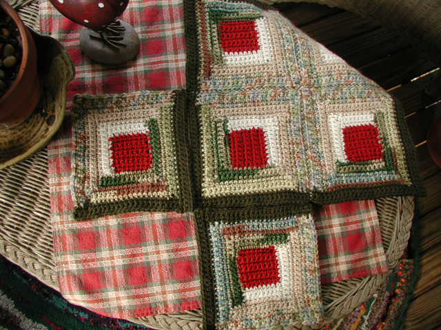 Fiddlesticks - My crochet and knitting ramblings.: Log Cabin Love