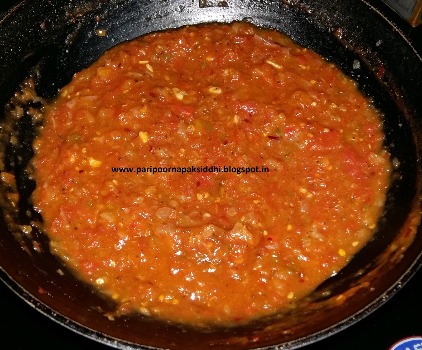 Paripoorna Paksiddhi HOME MADE ENCHILADA SAUCE / MEXICAN TOMATO SAUCE