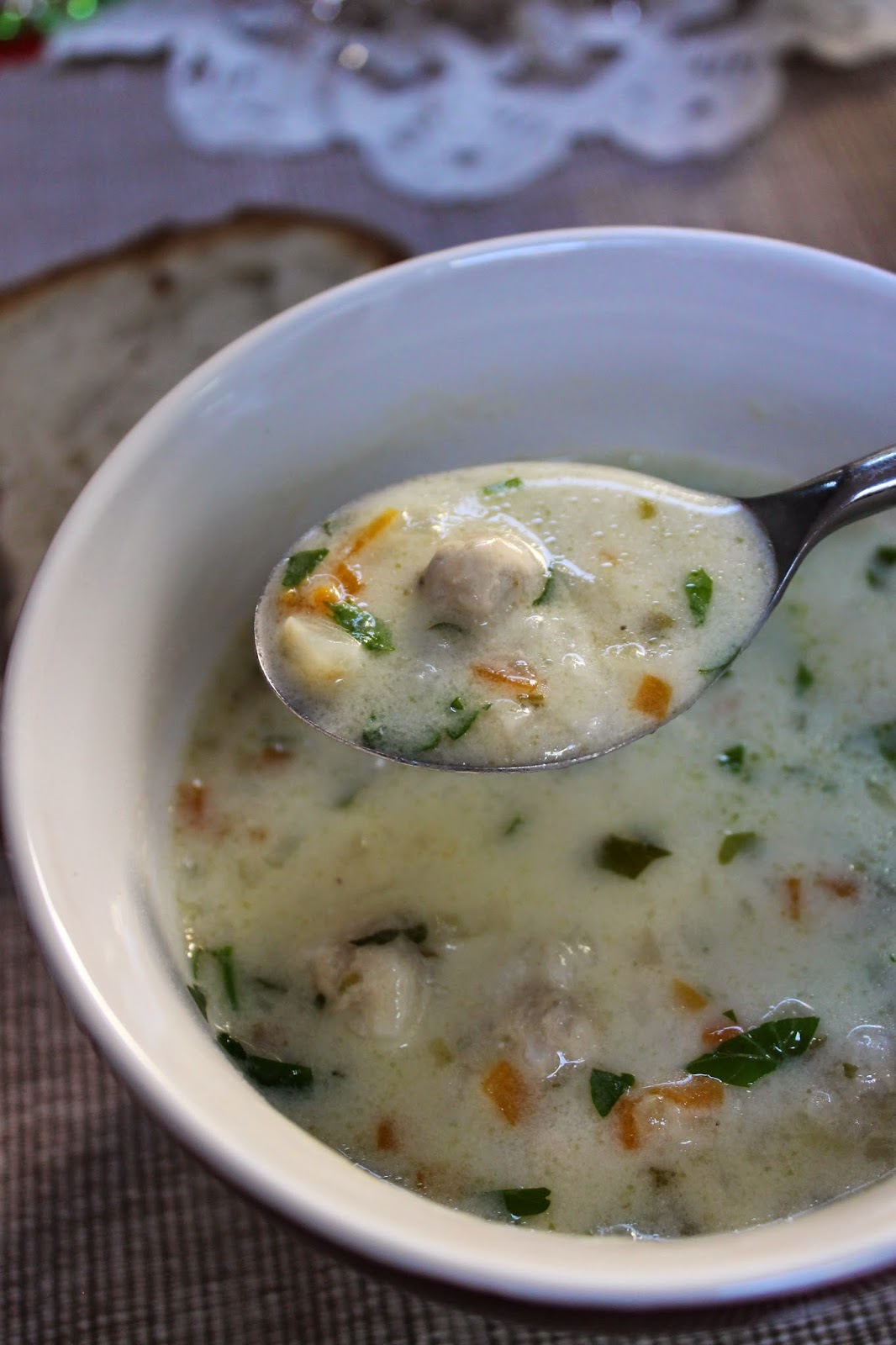 Diana's Cook Blog Soupe aux boulettes de viande