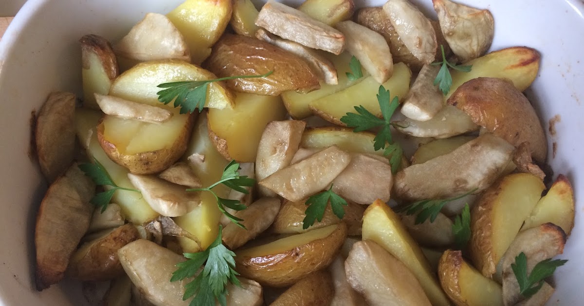 Family FECS OvenRoasted Jerusalem Artichokes & Potatoes