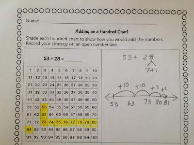 Math Coach's Corner: Recording Addition on a Hundred Chart