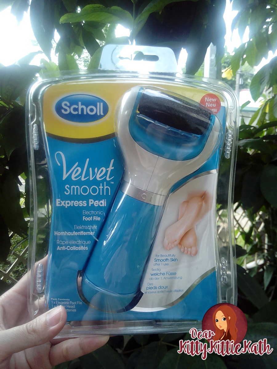 Product Review: Scholl Velvet Smooth Express Pedi | Dear Kitty Kittie Kath- Top Lifestyle, Beauty, Health and Fitness Blogger Philippines